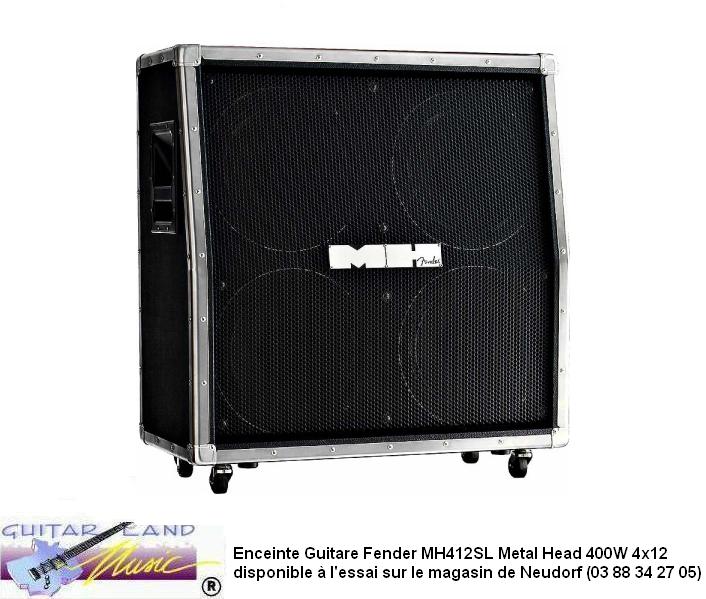Enceinte Fender MH412SL Metal Head 400W 4x12 Incline